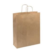 Kraft Ribbed Bag 12x12