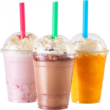 12 Oz/16 Oz Milkshake Cup Domed Lids