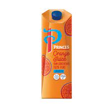 Princes Orange Juice 8x1ltr