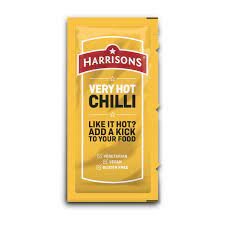 Harrison Very Hot Chilli Sachets 200x10g