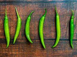 Green Chilli Peppers 1x3kg