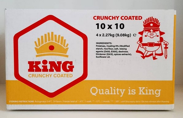 King Crunchy Coated Chips 10x10