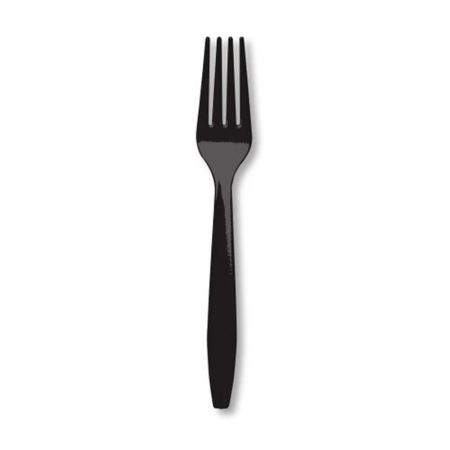 Black Plastic Premium Fork 10x100