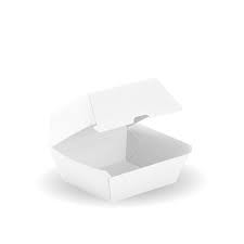 Bb5" White Board Burger Box, Have A Nice Day 200pcs