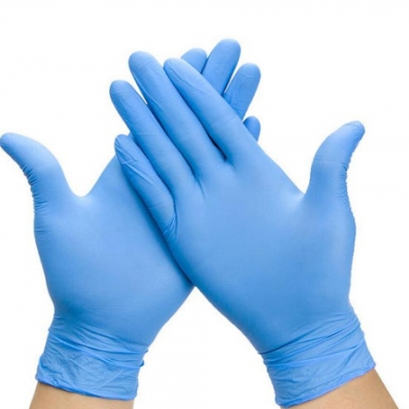 Blue Vinyl Gloves Large (Powder Free) 10x100