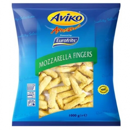 Aviko Breaded Mozzarella Fingers-5x1kg