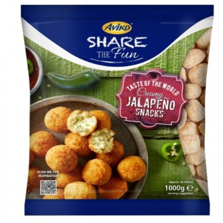 Aviko Jalapeno Cheese Snacks-5x1kg
