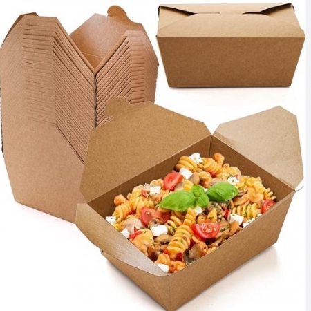 Hot Food Box Brown 1x50pk
