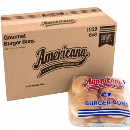 Brioche Gourmet Buns 4.5" Americana 6x8