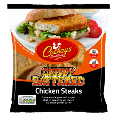 Ceekays Battered Chicken Steaks 6x1kg